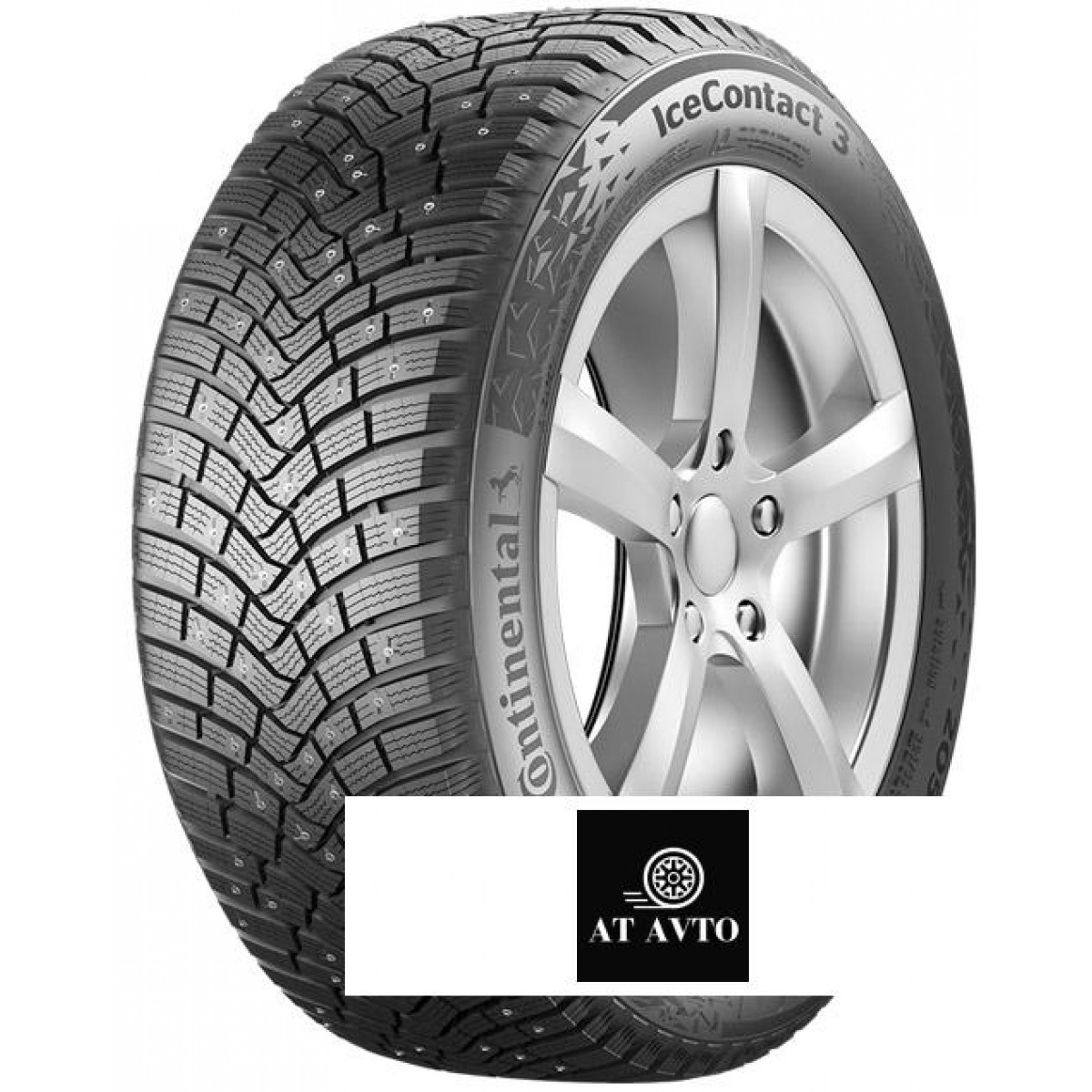 Continental 225/45 r18 IceContact 3 95T Шипы