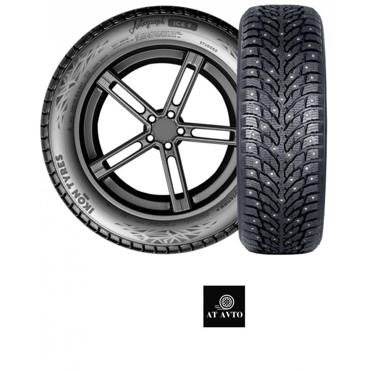 Ikon Tyres 175/65 r14 Autograph Ice 9 86T Шипы