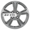 Маленькое фото товара - 6*15 4*100 ET45 54,1 Khomen Wheels KHW1502 Gray. Вариант №1