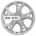 Маленькое фото товара - 7*17 5*114,3 ET39 60,1 Khomen Wheels KHW1702 F-Silver. Вариант №1