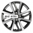 Маленькое фото товара - 6*16 4*100 ET41 60,1 Khomen Wheels KHW1609 Black-FP. Вариант №1