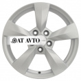 Маленькое фото товара - 6*15 5*100 ET40 57,1 Khomen Wheels KHW1504 F-Silver. Вариант №1