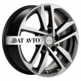 Маленькое фото товара - 6,5*16 5*114,3 ET45 60,1 Khomen Wheels KHW1612 Gray-FP. Вариант №1