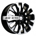 Маленькое фото товара - 8*20 6*139,7 ET60 95,1 Khomen Wheels KHW2010 Black-FP. Вариант №1