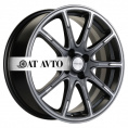 Маленькое фото товара - 6,5*17 4*100 ET50 60,1 Khomen Wheels KHW1707 Gray-FP. Вариант №1