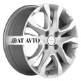 Маленькое фото товара - 6*15 4*100 ET40 60,1 Khomen Wheels KHW1503 F-Silver-FP. Вариант №1