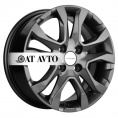 Маленькое фото товара - 6*15 4*100 ET50 60,1 Khomen Wheels KHW1503 Gray. Вариант №1