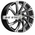 Маленькое фото товара - 7,5*19 5*114,3 ET40 64,1 Khomen Wheels KHW1901 Gray-FP. Вариант №1