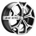 Маленькое фото товара - 6,5*17 5*108 ET33 60,1 Khomen Wheels KHW1710 Black-FP. Вариант №1