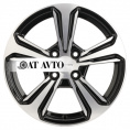Маленькое фото товара - 6*15 4*100 ET48 54,1 Khomen Wheels KHW1502 Black-FP. Вариант №1