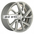 Маленькое фото товара - 7*17 5*114,3 ET45 60,1 Khomen Wheels KHW1714 F-Silver-FP. Вариант №1