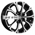 Маленькое фото товара - 6,5*16 5*110 ET46 63,3 Khomen Wheels KHW1605 Black-FP. Вариант №1