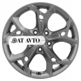 Маленькое фото товара - 7*17 5*114,3 ET37 66,5 Khomen Wheels KHW1702 Gray. Вариант №1