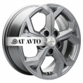 Маленькое фото товара - 6,5*16 5*114,3 ET43 67,1 Khomen Wheels KHW1606 Gray. Вариант №1
