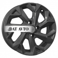 Маленькое фото товара - 5,5*14 4*100 ET38 67,1 Khomen Wheels KHW1402 Gray. Вариант №1