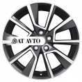 Маленькое фото товара - 7*18 5*114,3 ET40 66,5 Khomen Wheels KHW1802 Black-FP. Вариант №1