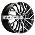 Маленькое фото товара - 7*17 5*110 ET40 67,1 Khomen Wheels KHW1717 Gray-FP. Вариант №1