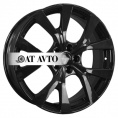 Маленькое фото товара - 7*19 5*114,3 ET35 60,1 Khomen Wheels KHW1906 Black. Вариант №1