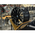 Маленькое фото товара - 8/9.5*20 5*112 ET27/43 66,5 Zumbo Wheels Black Machinen Face. Вариант №3
