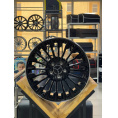 Маленькое фото товара - 8.5/9.5*20 5*112 ET36/43 66,6 Zumbo Wheels Black Machinen Face. Вариант №2