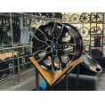 Маленькое фото товара - 9/10.5*21 5*112 ET37/43 66,5 Zumbo Wheels Black Machinen Face. Вариант №1