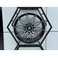 Маленькое фото товара - 8.5/9.5*20 5*112 ET30/35 66,5 Zumbo Wheels gloss black machine face. Вариант №2