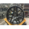 Маленькое фото товара - 8.5/9.5*19 5*112 ET38/43 66,6 Zumbo Wheels Black Machinen Face. Вариант №2