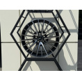 Маленькое фото товара - 8*18 5*112 ET36 66,5 Zumbo Wheels Black Machinen Face. Вариант №2