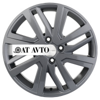 Фото товара - 6*16 4*100 ET50 60,1 Khomen Wheels KHW1609 Gray. Вариант №1