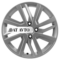 Фото товара - 6*16 4*100 ET50 60,1 Khomen Wheels KHW1609 F-Silver. Вариант №1