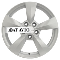 Фото товара - 6*15 5*100 ET40 57,1 Khomen Wheels KHW1504 F-Silver. Вариант №1