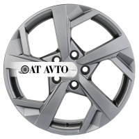 Фото товара - 7*17 5*114,3 ET39 60,1 Khomen Wheels KHW1712 G-Silver. Вариант №1