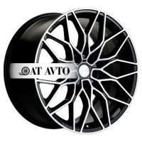 Фото товара - 8,5*19 5*112 ET30 66,6 Khomen Wheels KHW1902 Black-FP. Вариант №1