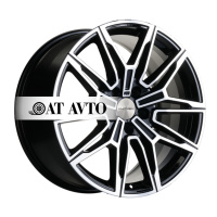 Фото товара - 8,5*19 5*112 ET30 66,6 Khomen Wheels KHW1904 Black-FP. Вариант №1
