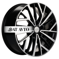 Фото товара - 7*17 5*114,3 ET50 67,1 Khomen Wheels KHW1717 Black-FP. Вариант №1