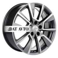 Фото товара - 7*18 5*114,3 ET37 66,5 Khomen Wheels KHW1802 Gray-FP. Вариант №1
