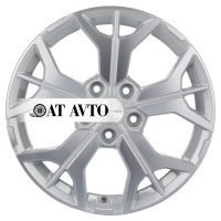 Фото товара - 7*17 5*114,3 ET45 60,1 Khomen Wheels KHW1715 F-Silver-FP. Вариант №1