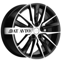 Фото товара - 8*18 5*108 ET46 63,4 Khomen Wheels KHW1807 Black-FP. Вариант №1