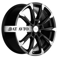 Фото товара - 7,5*18 5*108 ET46 63,4 Khomen Wheels KHW1808 Black-FP. Вариант №1