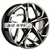 Фото товара - 7*17 5*108 ET40 54,1 Khomen Wheels KHW1716 Black-FP. Вариант №1