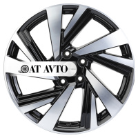 Фото товара - 7,5*18 5*114,3 ET45 67,1 Khomen Wheels KHW1801 Black-FP. Вариант №1