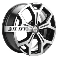 Фото товара - 6,5*17 5*108 ET33 60,1 Khomen Wheels KHW1710 Black-FP. Вариант №1