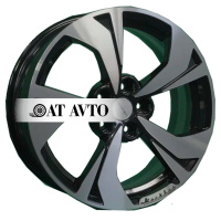 Фото товара - 7*17 5*108 ET40 54,1 Khomen Wheels KHW1724 Black-FP. Вариант №1