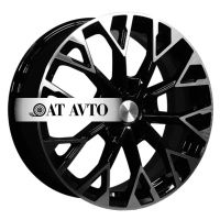 Фото товара - 7*17 5*114,3 ET46 67,1 Khomen Wheels KHW1718 Black-FP. Вариант №1