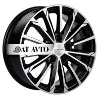 Фото товара - 6,5*16 5*108 ET45 60,1 Khomen Wheels KHW1611 Black-FP. Вариант №1
