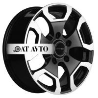 Фото товара - 6,5*17 5*139,7 ET40 98,5 Khomen Wheels KHW1725 Black-FP. Вариант №1