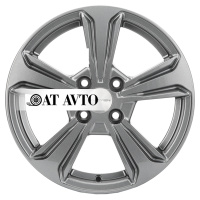 Фото товара - 6*15 4*100 ET46 54,1 Khomen Wheels KHW1502 Gray. Вариант №1