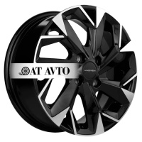 Фото товара - 6*15 4*100 ET46 54,1 Khomen Wheels KHW1508 Black-FP. Вариант №1