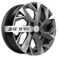 Фото товара - 6*15 4*100 ET46 54,1 Khomen Wheels KHW1508 Gray-FP. Вариант №1