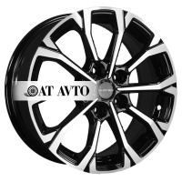 Фото товара - 6,5*16 5*110 ET46 63,3 Khomen Wheels KHW1605 Black-FP. Вариант №1